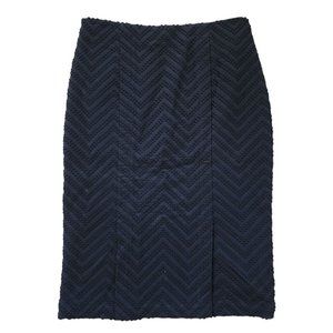Yigal Azrouel Black Skirt Textured Straight Solid 6